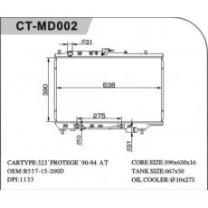 CT/MD-002馬自達(dá)散熱器