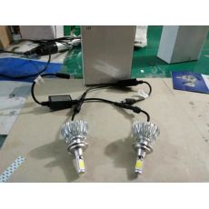 30w LED汽車(chē)大燈 太陽(yáng)花燈 H1 H7 無(wú)風(fēng)扇自體散熱