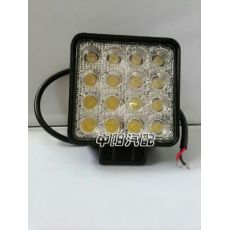 48W LED黃光工作檢修燈 探照工程機(jī)械燈 挖機(jī)車(chē)燈