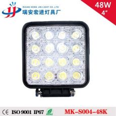 48W LED工作燈 越野車(chē)燈改裝 汽車(chē)前杠燈 工程車(chē)通用12V